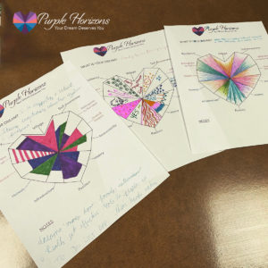 3 hearts colored in | Purple Horizons