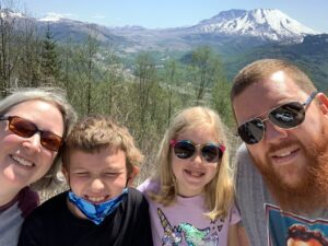 The Kelleys at Mt. St. Helens