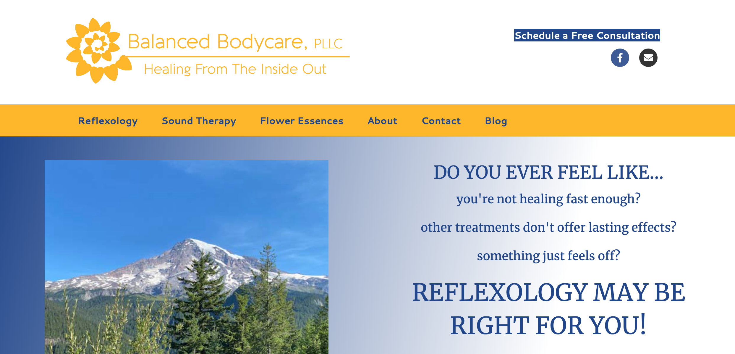 Balanced Bodycare website | Purple Horizons